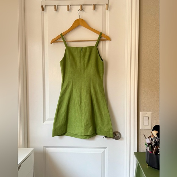 Reformation Olive Green Mini Dress - Picture 11 of 15